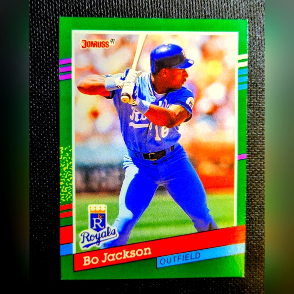 1991 Leaf Card #632 Bo Jackson In Excellent Condition.